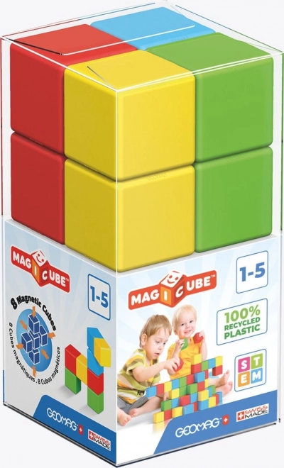 Magicube Color Recycled Kristall Magnetische Bausteine 8 Teile