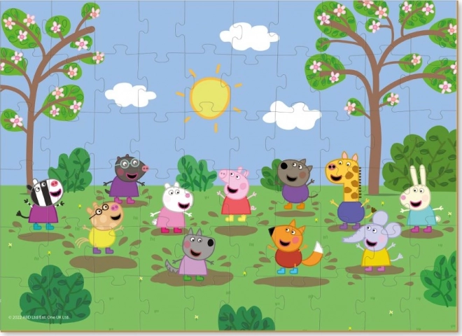 Peppa Wutz Puzzle - Spaß in der Sonne