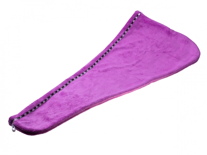 Superabsorbierendes Mikrofaser-Haarturban Violett