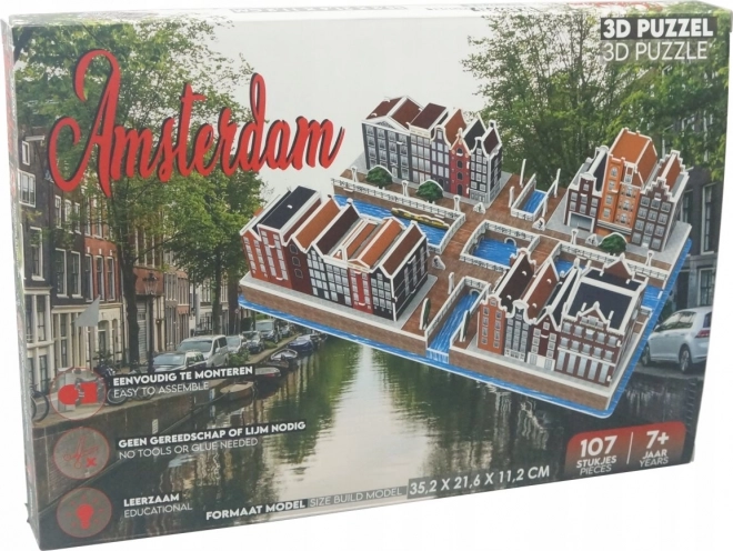 3D-Puzzle Amsterdam Canal District