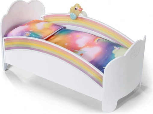 Regenbogen-Bettchen für BABY born Puppen