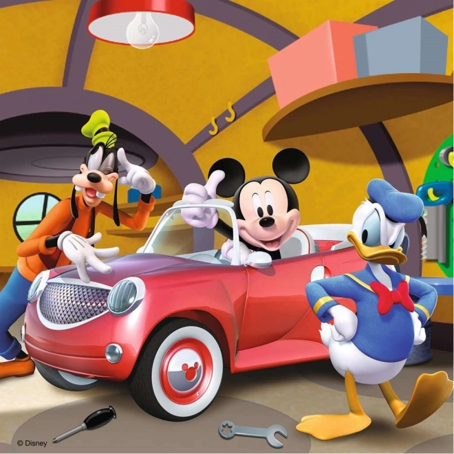 Puzzle RAVENSBURGER Micky Maus Wunderhaus 3×49 Teile