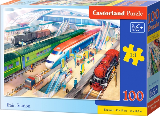 Zugstation Puzzle 100 Teile