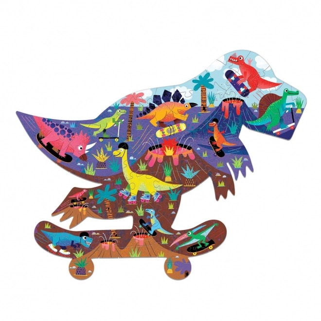 Mudpuppy Jurrasischer Skatepark Puzzle