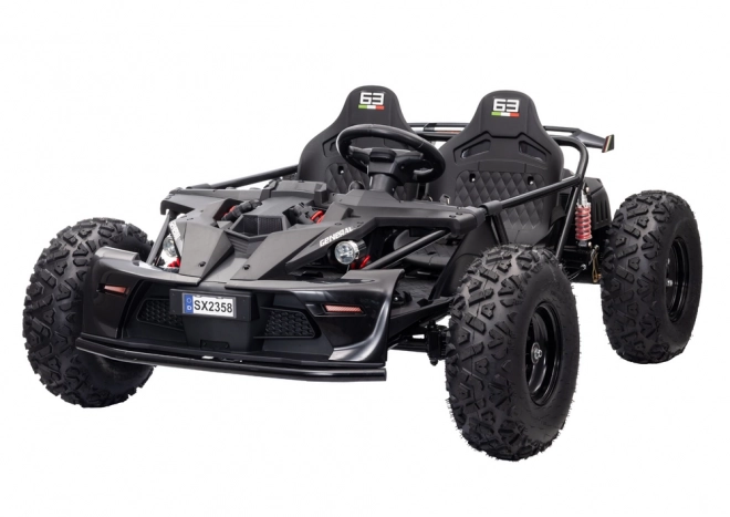 Elektrisches Kinderfahrzeug Buggy XXL Schwarz