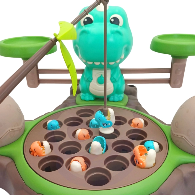Woopie Lernspiel Dinosaurier Waage und Angelspiel