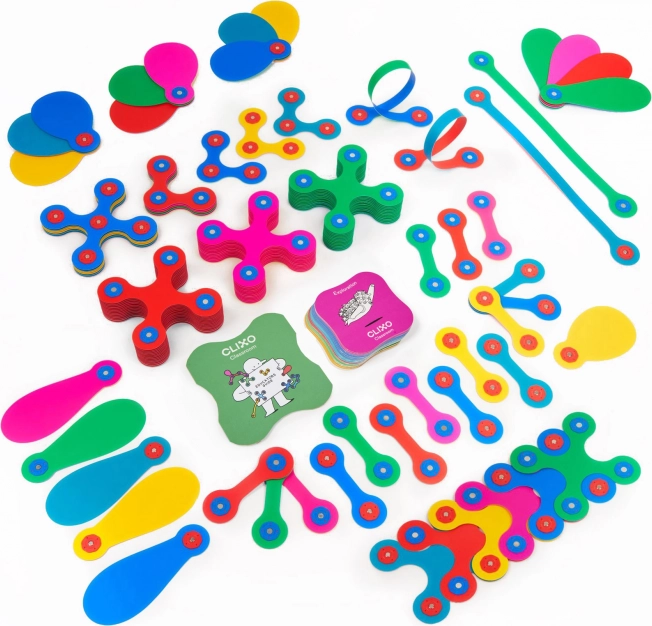 Clixo Classroom - Magnetisches Baukasten 100 Stk