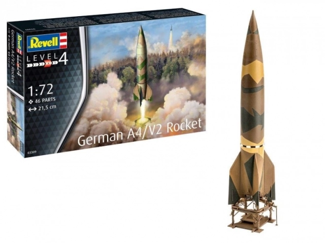 Plastikmodell Deutsche Rakete A4/V2