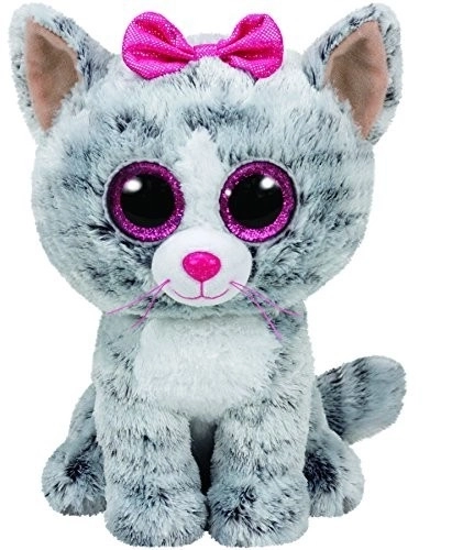 Kuscheltiere TY Beanie Boos Kiki - Graue Katze