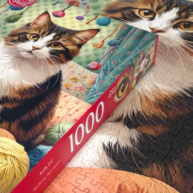 Cherry Pazzi Puzzle Katze im Garn