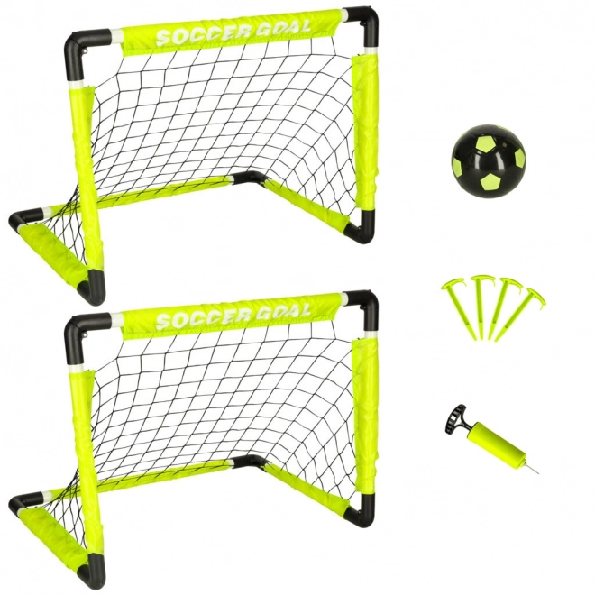 Fußballtor-Set mit Ball und Pumpe