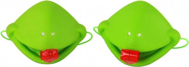 Lustige Froschmasken mit ausfahrbarer Zunge