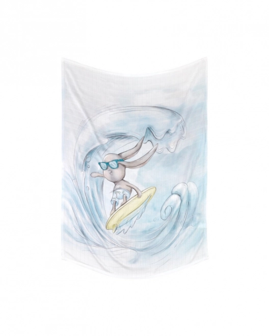 Bambus-Babyswaddle Surfer Effik 70x100