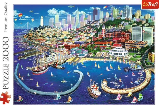 Puzzle 2000 Teile - San Francisco Bucht