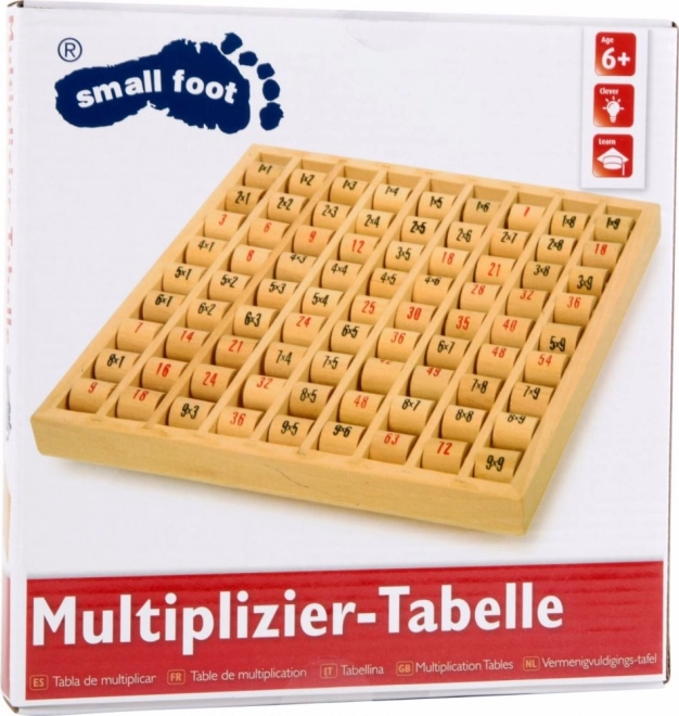 Holz-Multiplikationstablett