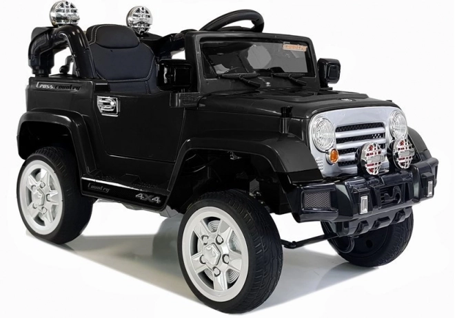 Elektrisches Jeep Kinderauto Schwarz