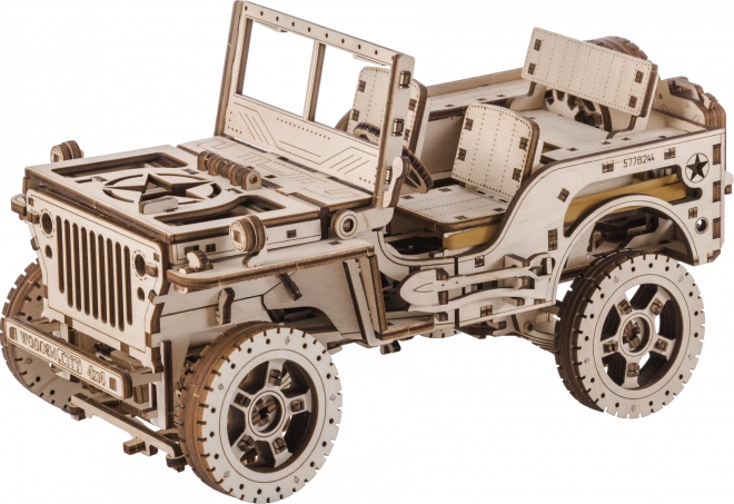 3D Holzpuzzle Geländewagen Jeep 4x4