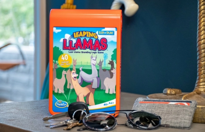 ThinkFun Flip & Play Llamaspringen Spiel