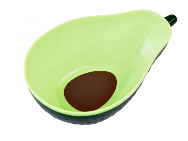 Salatmachenset Schüssel Avocado Gemüsebesteck