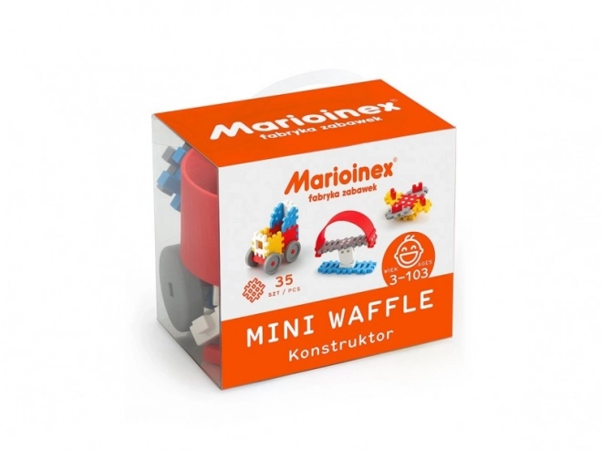 Waffelbausteine Mini Set 35 Teile Jungen