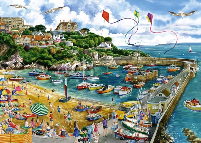 Falcon Puzzle Hafen von Newquay 1000 Teile