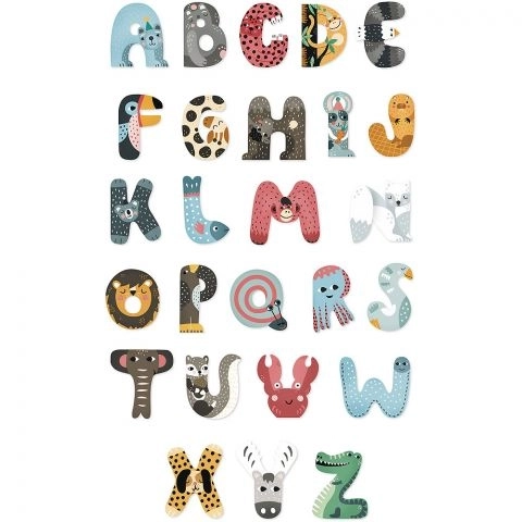 Tieralphabet Spielzeugbuchstabe V