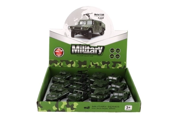 Mini Militär Fahrzeug auf Rückzug 7-8 cm