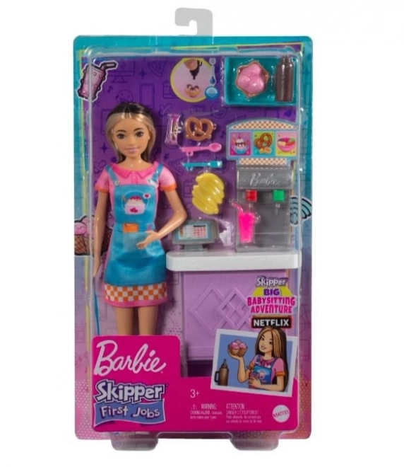 Barbie Skipper Erste Arbeit Snack-Bar Puppe