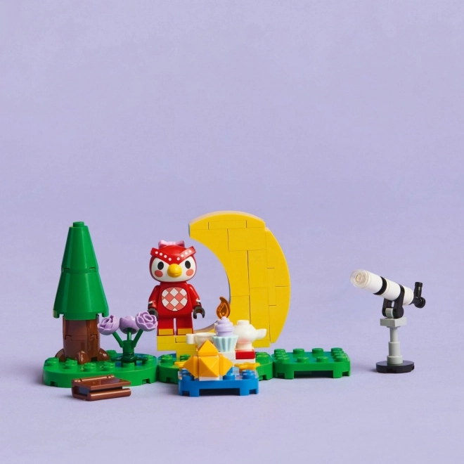 Lego Animal Crossing: Beobachtung der Sterne mit Celeste