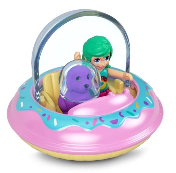 Polly Pocket Pollyville Donut Auto