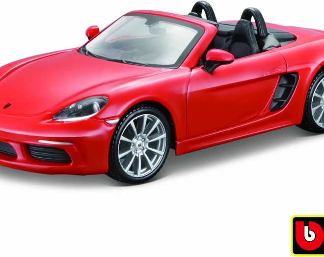 Modell Bburago Porsche 718 Boxster orange 1:24