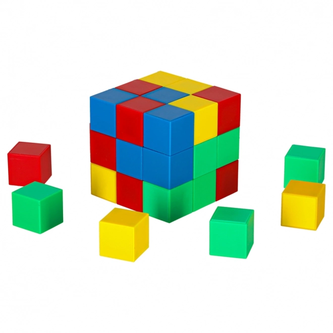 Magnetische Bauklötze - Kubisches Set 64 Stk