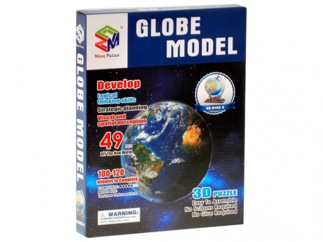 3D Globus Puzzle 49 Teile