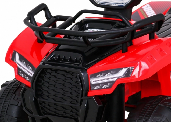 Akku-Quad Storm für Kinder Rot mit 25W Motor, MP3 USB und LED