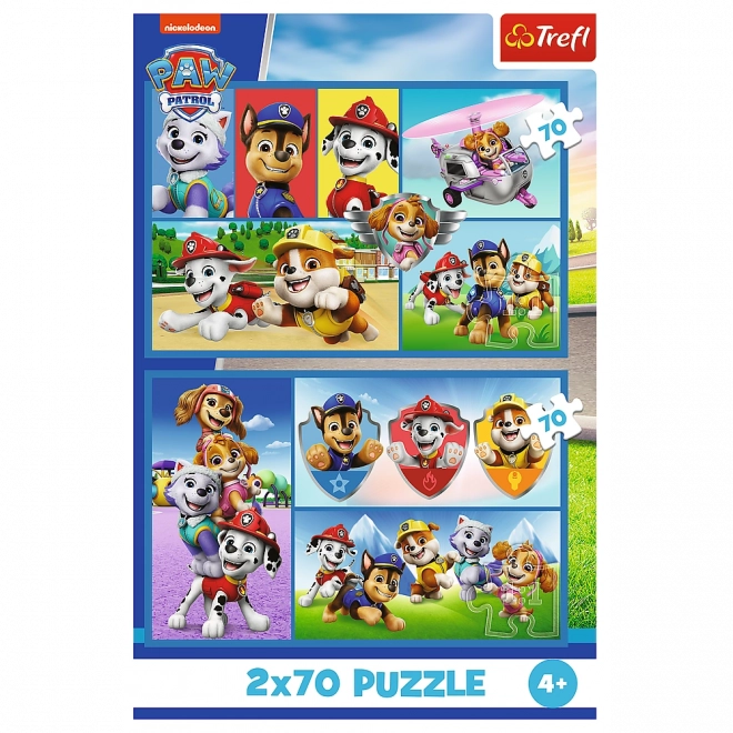 Doppelpuzzle 70 Teile - PAW Patrol Herrschen