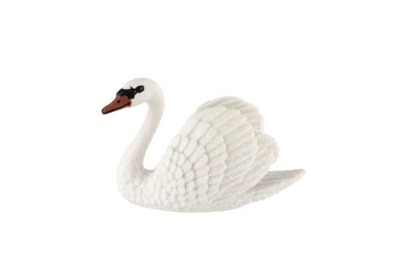 Majestätischer Plastik-Schwan 7cm