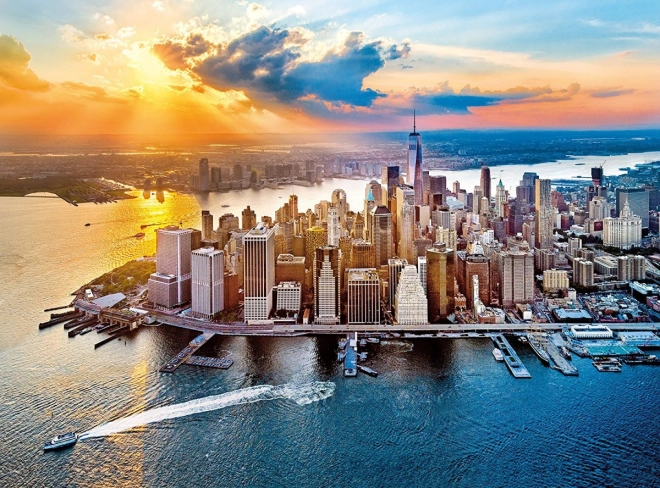 Sonnenuntergang über New York