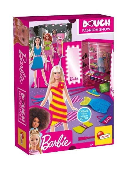 Glitzernde Knetset Barbie Mode Show