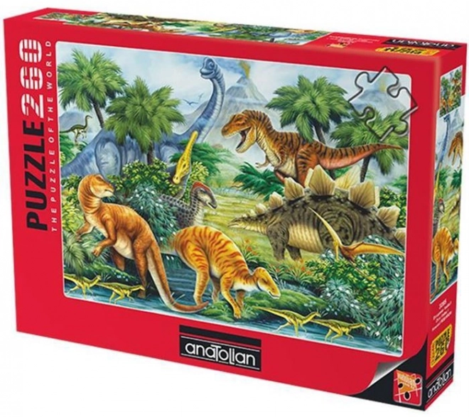 Puzzle Tal der Dinosaurier 260 Teile