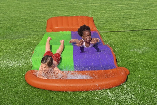 Wasserrutsche für Kinder 3+ mit Sprinkler und Rampe