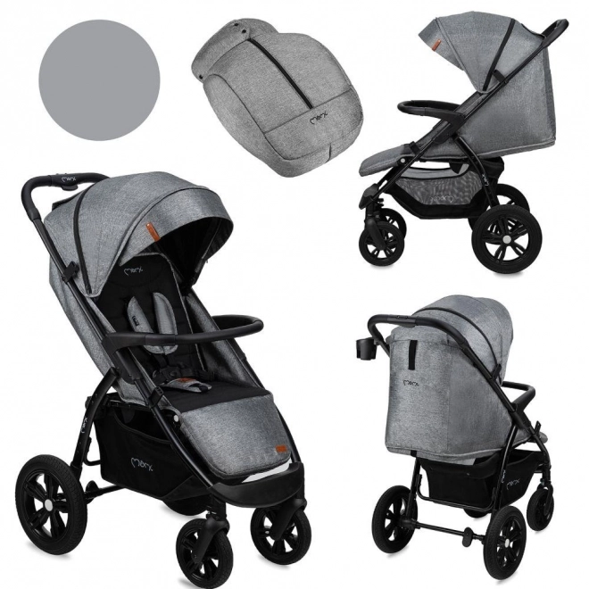 Leichter Sportkinderwagen MoMi MIYA Grau