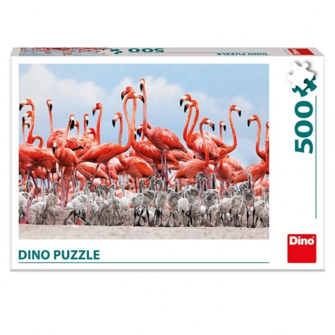 Puzzle Flamingos 500 Teile