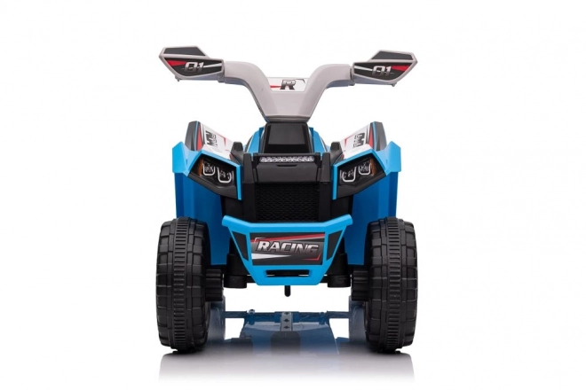 Batteriebetriebener Quad mit Anhänger Blau