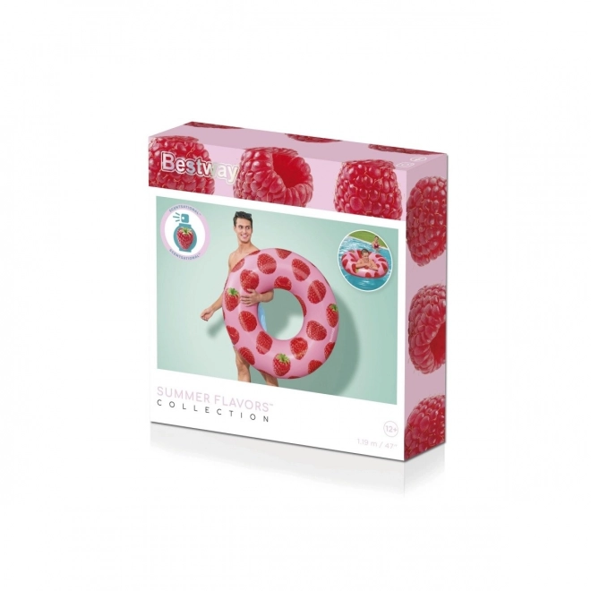 Bestway großes Schwimmring Himbeeren Design