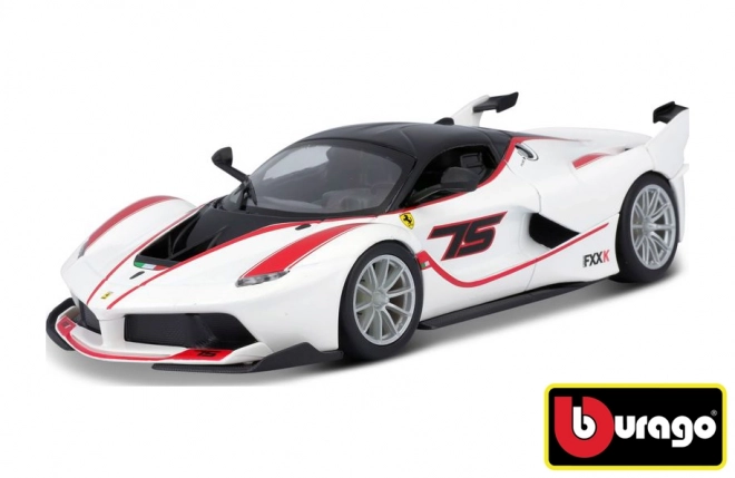 Ferrari Racing FXX K Weiß Modellauto 1:24 von Bburago