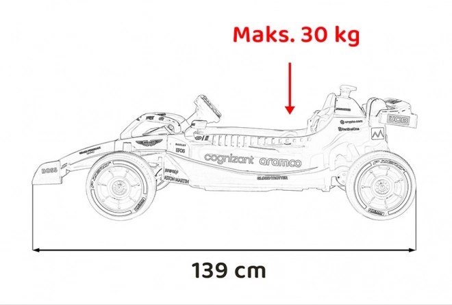 Formel 1 Fahrzeug Aston Martin Cognizant Aramco