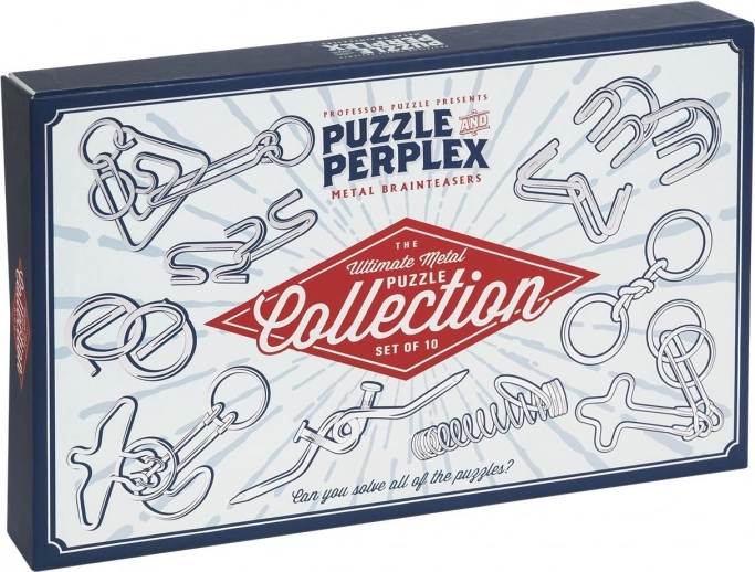 Puzzle & Perplex: Set von Metallrätseln von Professor Puzzle