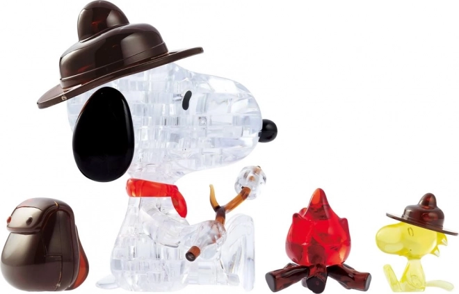 3D Kristallpuzzle Camper Snoopy