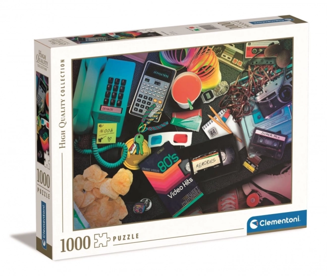 Clementoni Nostalgie Puzzle der 80er Jahre 1000 Teile