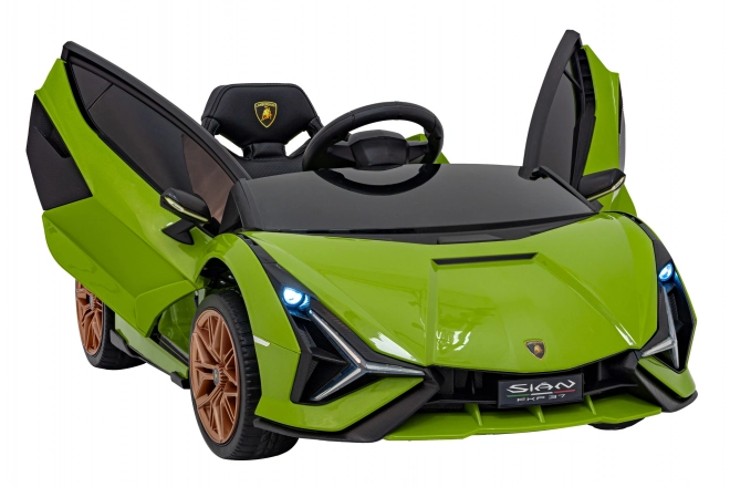 Lamborghini SIAN Kinderauto mit Batterie und Fernbedienung – Grün